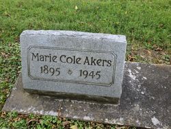 Marie Elizabeth <I>Cole</I> Akers 