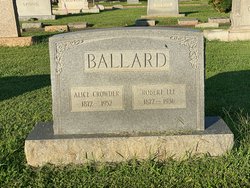 Alice <I>Crowder</I> Ballard 