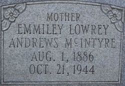 Emmiley <I>Lowrey</I> Andrews McIntyre 