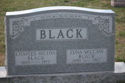 Edna McClain <I>Berkstresser</I> Black 
