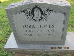 Zora <I>Jones</I> Jones 