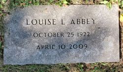 Louise L <I>Ressler</I> Abbey 