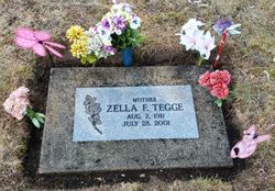 Zella Florence <I>Kellogg</I> Tegge 