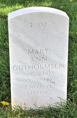 Mary Ann <I>Nelson</I> Guthormsen 