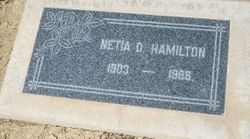 Netia O <I>Robbins</I> Hamilton 