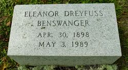 Eleanor Fanny <I>Dreyfuss</I> Benswanger 