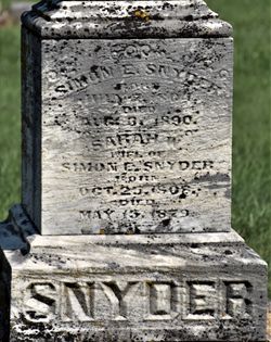 Sarah <I>Witt</I> Snyder 