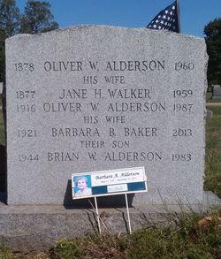 Jane H. <I>Walker</I> Alderson 