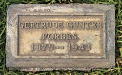 Gertrude <I>Gunter</I> Forbes 