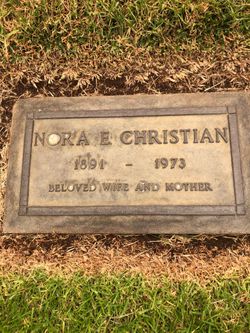 Nora Evelyn <I>Rhodes</I> Christian 