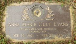 Anna Marie <I>Gould</I> Evans 