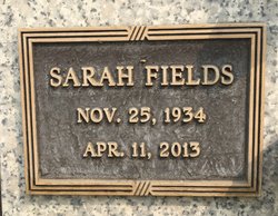 Sarah Lou <I>Terry</I> Fields 