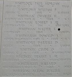 Lt Walter S Whitman 