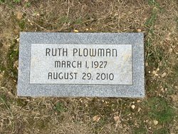 Ruth Ellen <I>Magness</I> Plowman 