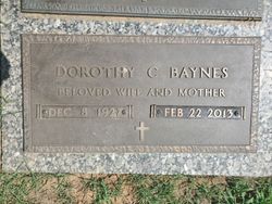 Dorothy Catherine <I>Boley</I> Baynes 