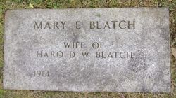 Mary E <I>Reynolds</I> Blatch 