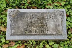 Florence <I>Akins</I> Hartlage 