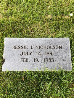 Bessie M. <I>Inman</I> Nicholson 