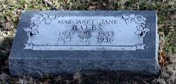 Margaret Jane <I>Giles</I> Bales 