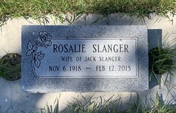 Rosalie M “Rose” <I>Brutosky</I> Slanger 