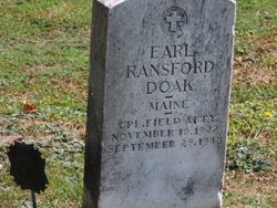 Corp Earl Ransford Doak 