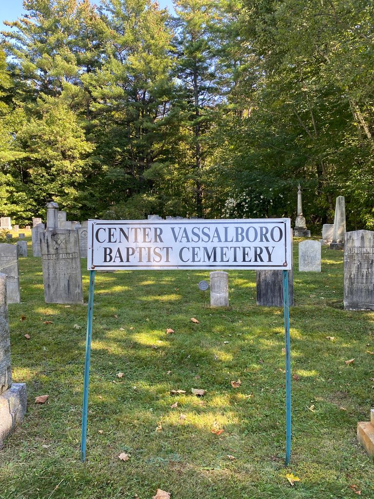 Center Vassalboro Baptist Church Cemetery