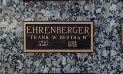Bertha M <I>Bell</I> Ehrenberger 