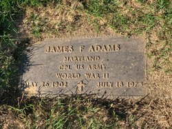 James Francis “Frank” Adams 