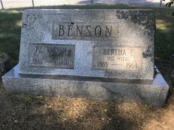Bertha I <I>Currier</I> Benson 