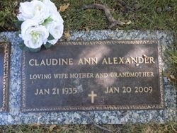 Claudine Ann Alexander 