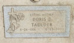 Doris Dean <I>Dailey</I> Tadlock 