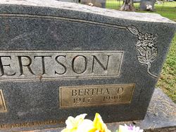 Bertha Moorman <I>Dillon</I> Robertson 