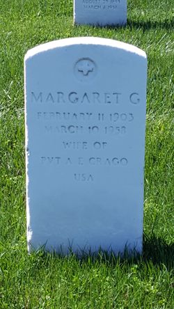 Margaret Gladys <I>Hunter</I> Crago 
