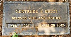 Gertrude “Trudy” <I>Callender</I> Biggs 