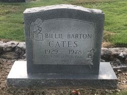 Billie <I>Barton</I> Cates 