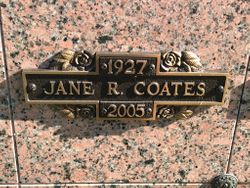 Jane Rose <I>Mates</I> Coates 