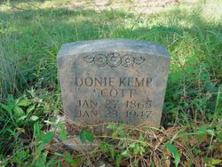 Donie Elizabeth “Donie Lee” <I>Kemp</I> Rowell  Scott 