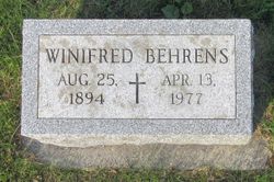 Winifred <I>Rosenthal</I> Behrens 