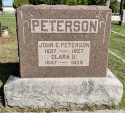 Clara U <I>Larson</I> Peterson 