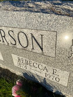 Rebecca Elvira “Becky” <I>Centers</I> Anderson 