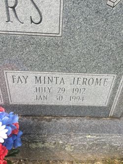 Fay Minta <I>Jerome</I> Ayers 