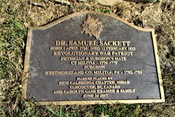 Dr Samuel Sackett 