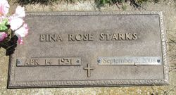 Bina Rose <I>Shafer</I> Starks 
