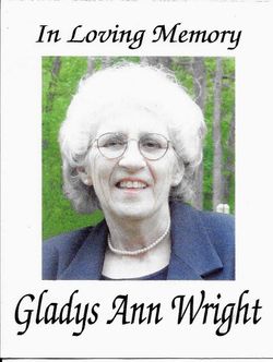 Gladys Ann <I>Buhr</I> Wright 