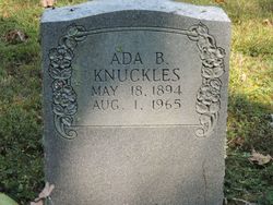 Ada Belva <I>Williams</I> Knuckles 