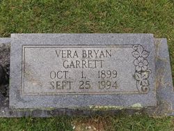 Vera <I>Bryan</I> Garrett 