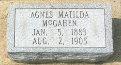 Agnes Matilda McGahen 