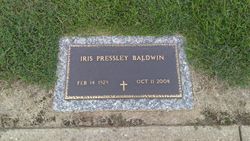 Iris Evelyn <I>Pressley</I> Baldwin 
