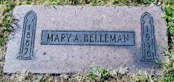 Mary A. <I>Watt</I> Belleman 