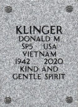 Donald Martin Klinger 